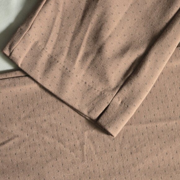 NWT ADYSON PARKER Dot Jacquard Split Hem in Natural Jacquard Size 8 - Picture 5 of 7